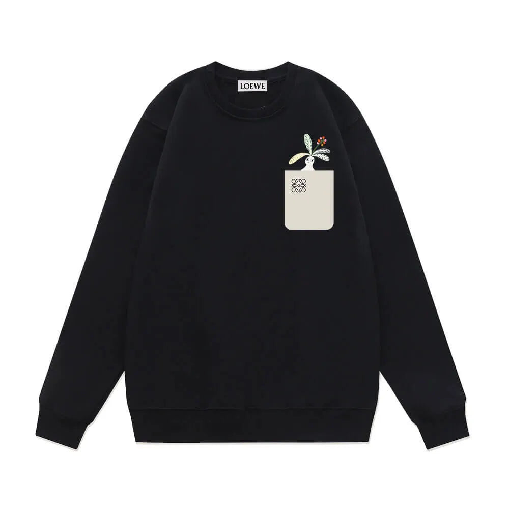 Plant Printed Crewneck Sweatshirt