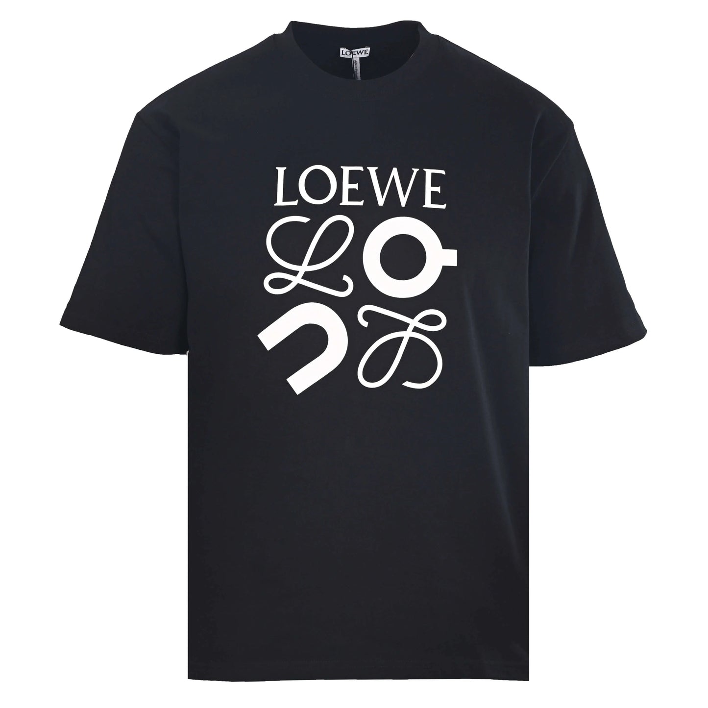 Classic Anagram Print Oversized T‑Shirt