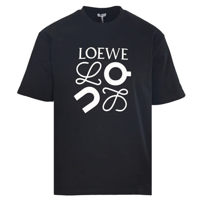 Classic Anagram Print Oversized T‑Shirt