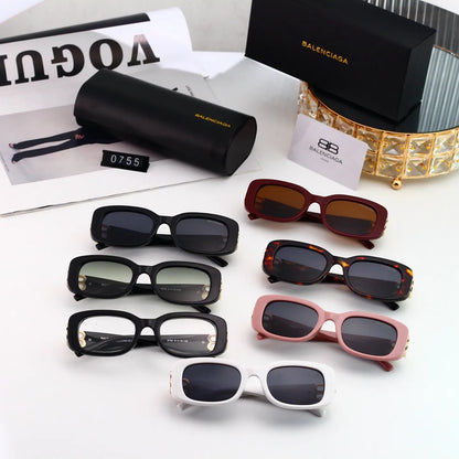 Double B Temple Patchwork Sunglasses
