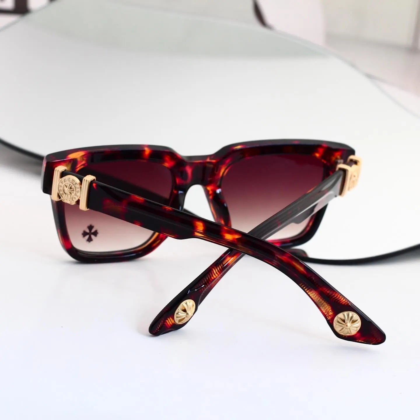 Vintage Thick Square Fashion Sunglasses