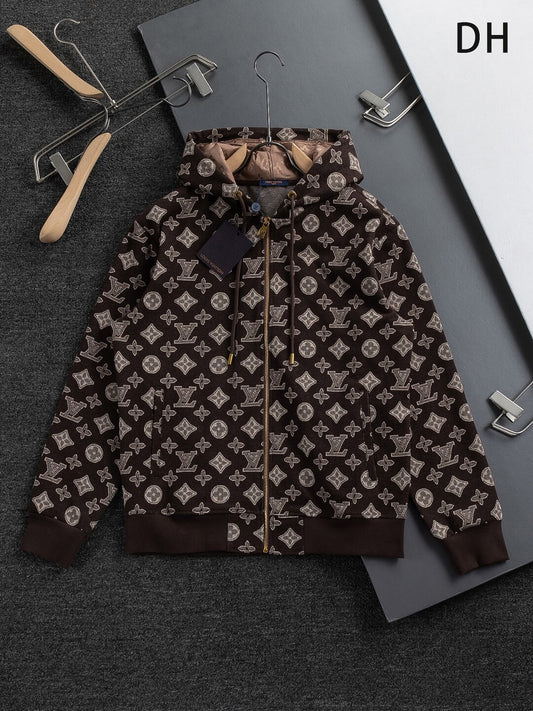 All-Over Print Runway-Style Jacket
