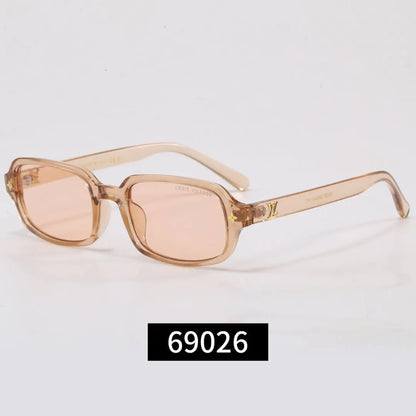 Vintage Narrow Rectangle Sunglasses