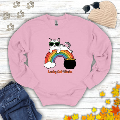 Lucky Cat-titude Sweatshirt