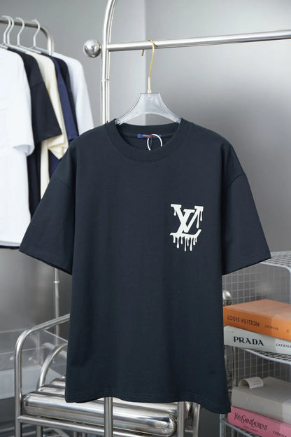 Back Melt Logo Print Short Sleeve T‑Shirt