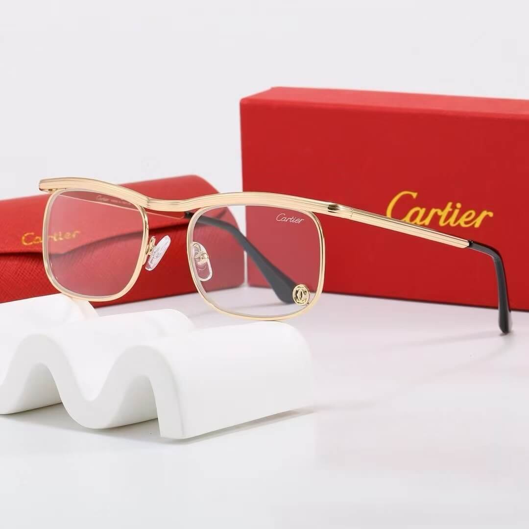 Semi-Rimless Browline Sunglasses