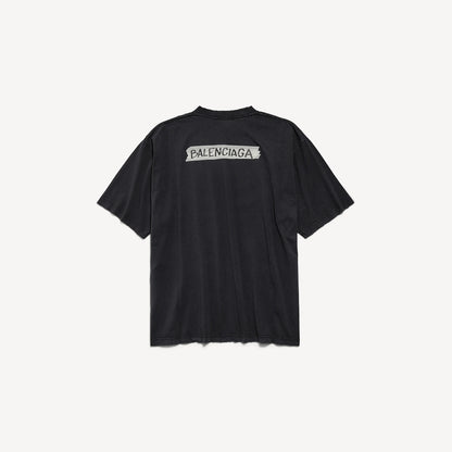 Tape Print T‑Shirt