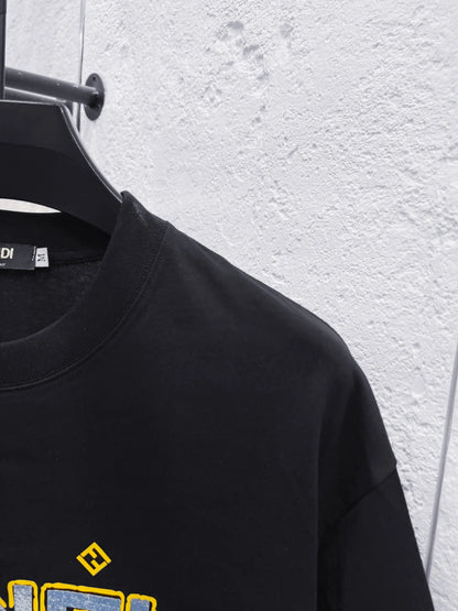 Letter Print Short‑Sleeve T‑Shirt