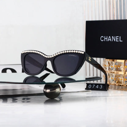 Pearl-Accented Sunglasses