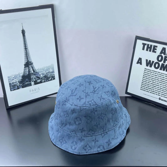Casual Washed Denim Fisherman Hat
