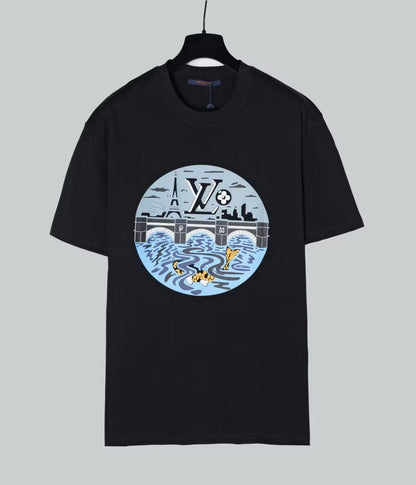 Badge Print T-Shirt
