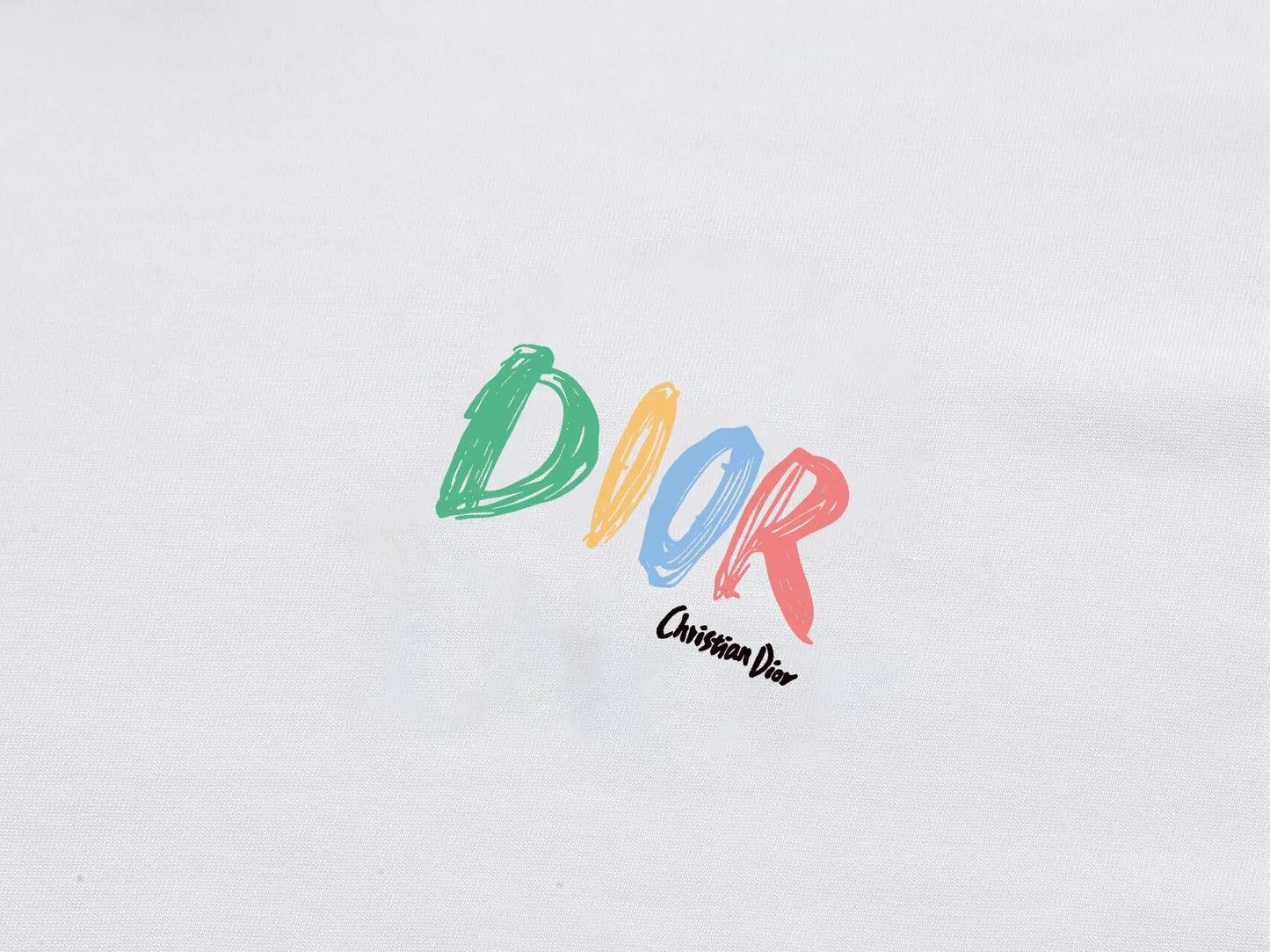 Colorful Graffiti Letter Print T-Shirt