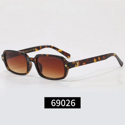 Vintage Narrow Rectangle Sunglasses