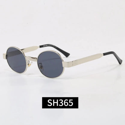 Vintage Thin Metal Round Sunglasses