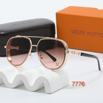Thick Frame Aviator Sunglasses