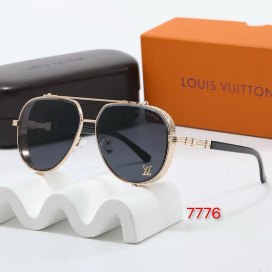 Thick Frame Aviator Sunglasses