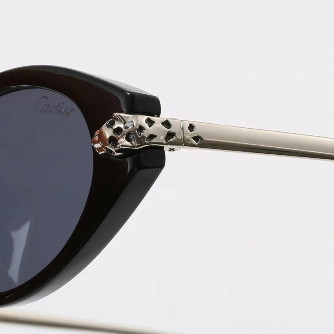 Vintage Panther Cat-Eye Sunglasses