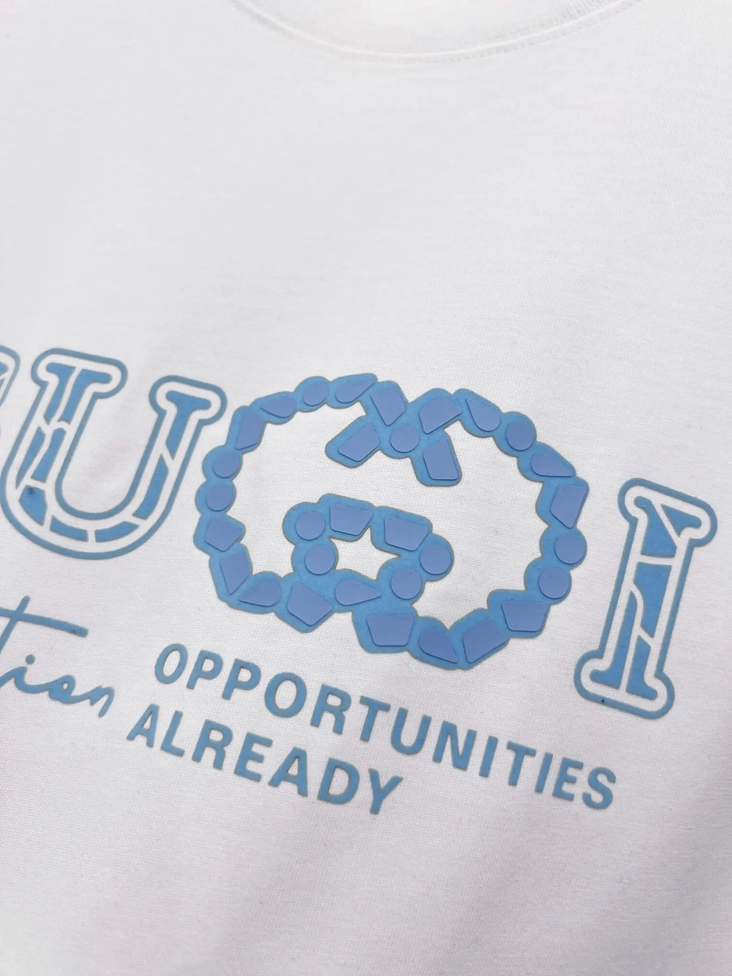 Art Letter Print Casual T-Shirt