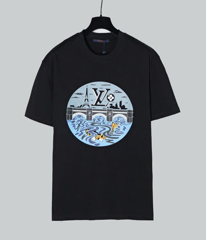 Badge Print T-Shirt