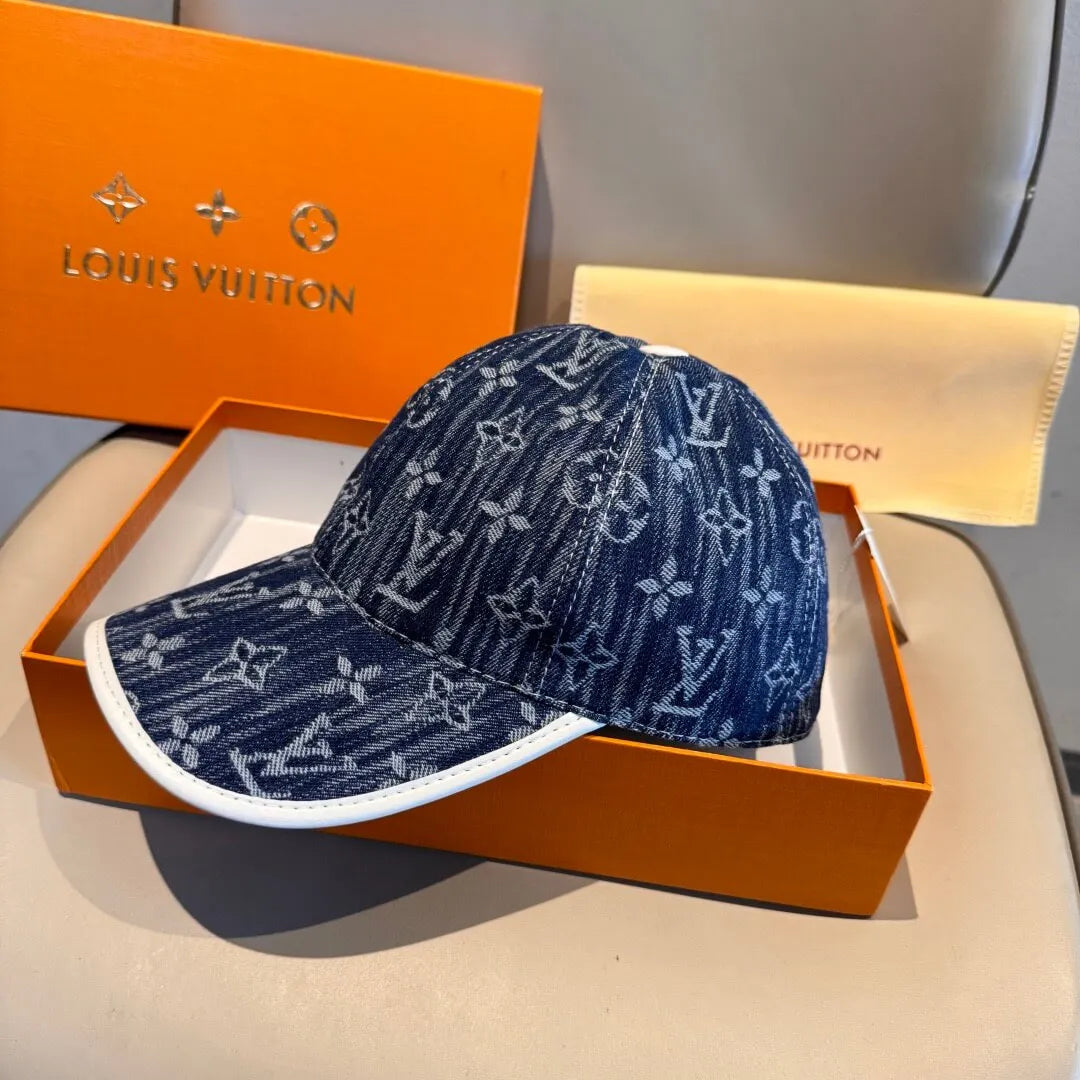 Denim Jacquard Hat