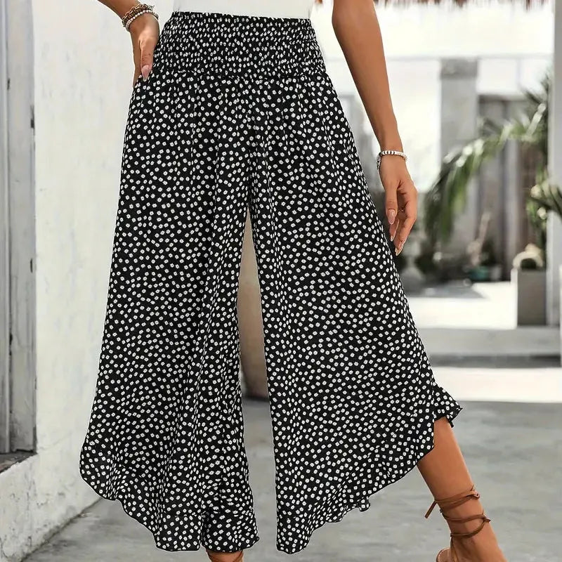 ⏳Time-Limited Special⏰Women’s Flowy High Waist Wide-Leg Pants – Slimming