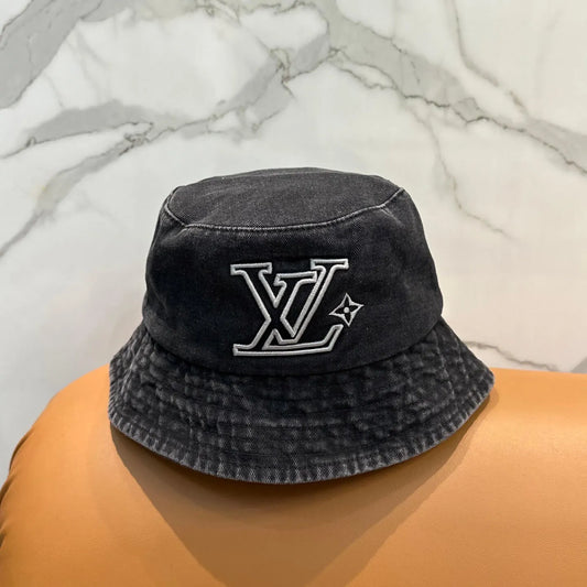 Distressed Denim Bucket Hat