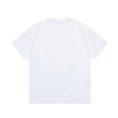 Letter Necklace Print T Shirt