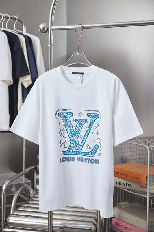 Hand‑Drawn Big Logo T‑shirt