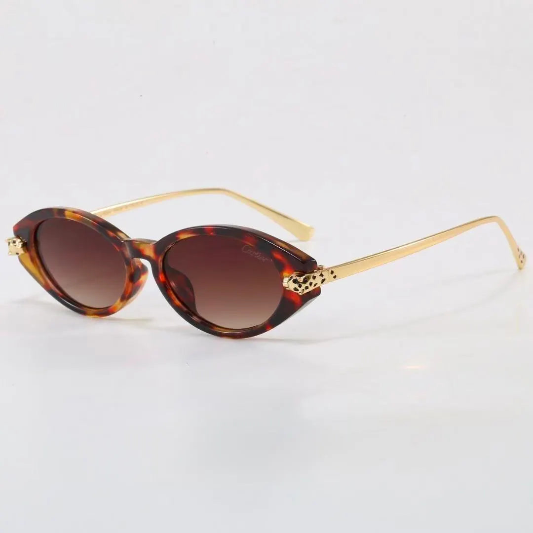 Vintage Panther Cat-Eye Sunglasses