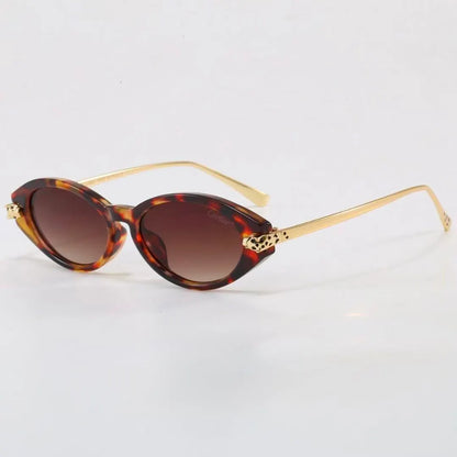 Vintage Panther Cat-Eye Sunglasses