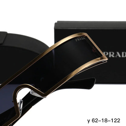 Unique One-Piece Square Sunglasses