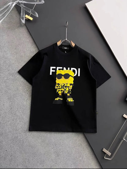 SpongeBob Cartoon Print T Shirt