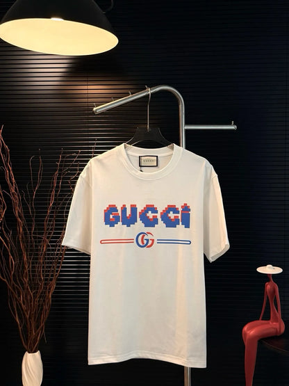 Pixel Style Print T-shirt