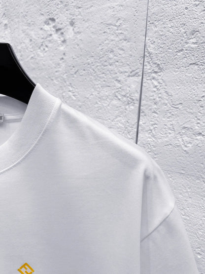 Letter Print Short‑Sleeve T‑Shirt