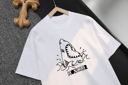 Wave Shark Graphic T‑shirt