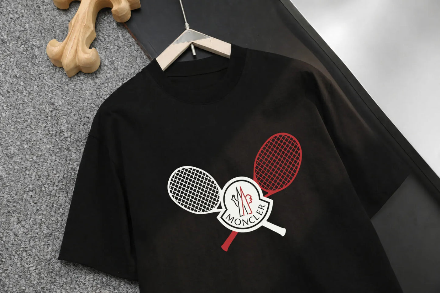 Sports Tennis Racket Graphic Casual T-Shirt