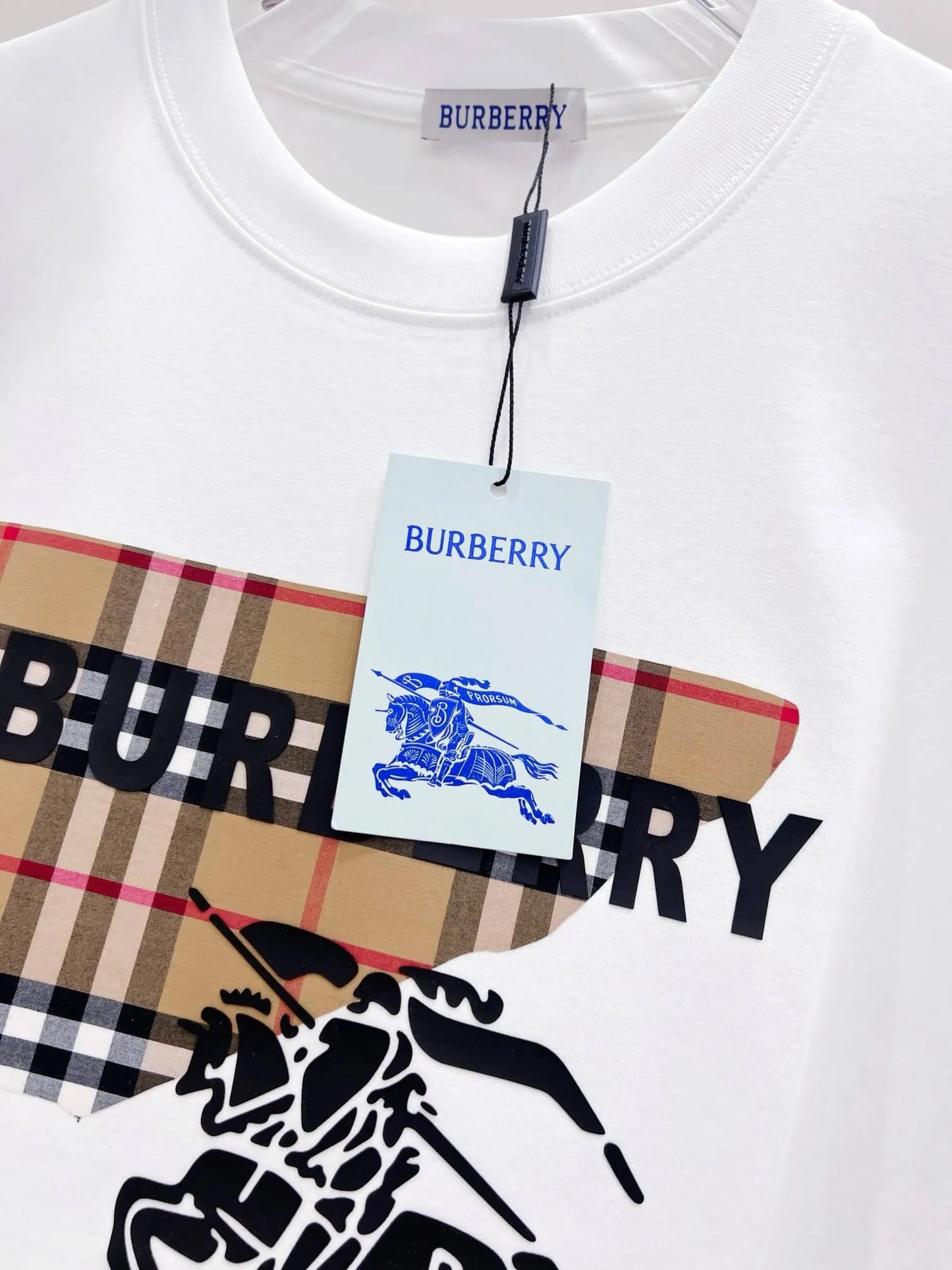 Classic Striped Horse Print T-Shirt