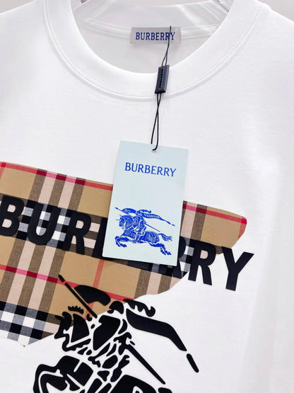 Classic Striped Horse Print T-Shirt