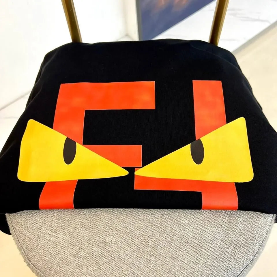 Classic Double F Print  T-shirt