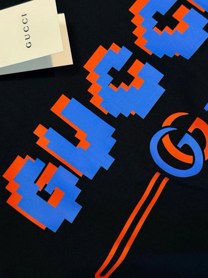 Pixel Style Print T-shirt