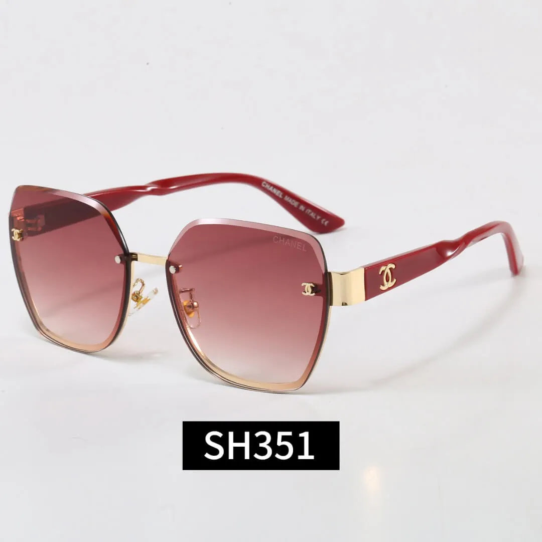 Square Rimless Sunglasses