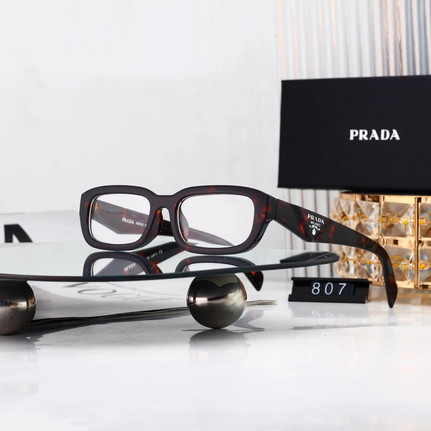 Vintage Acetate Small Frame Sunglasses