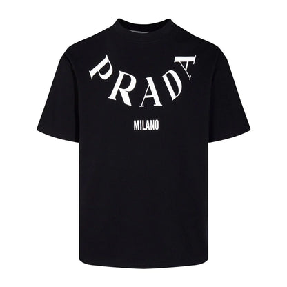Print Collar T Shirt