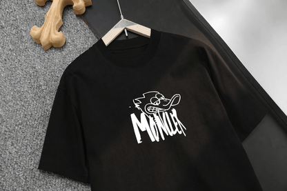 Graffiti Duck Letter Print T‑Shirt