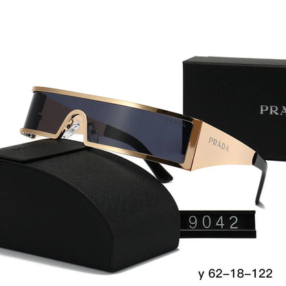 Unique One-Piece Square Sunglasses