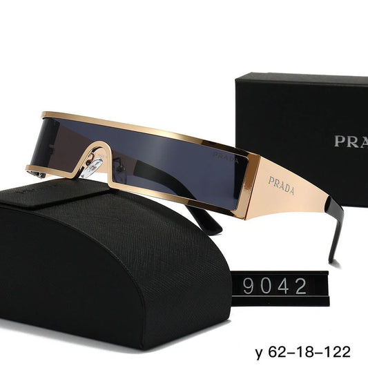 Unique One-Piece Square Sunglasses