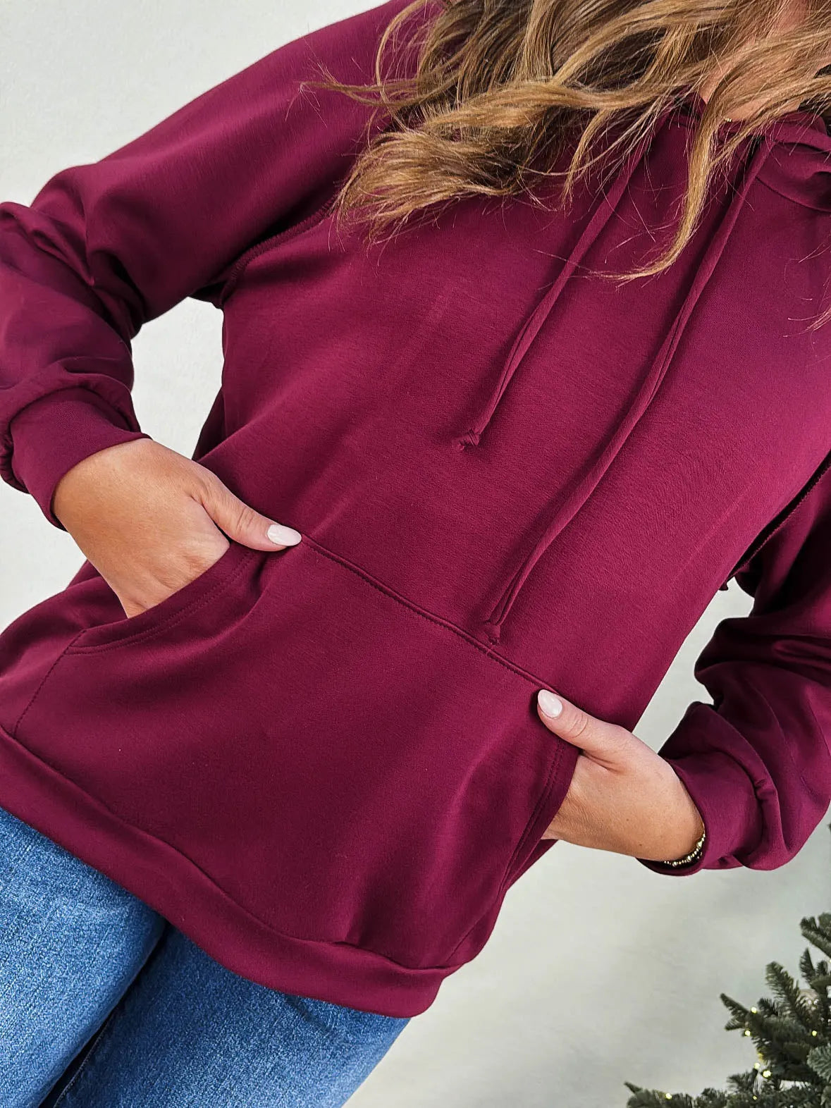 Drawstring Hooded Pullover
