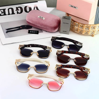 Fashion Hollow Arm Sunglasses