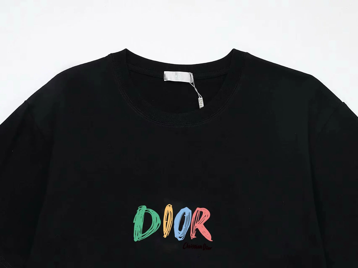 Colorful Graffiti Letter Print T-Shirt