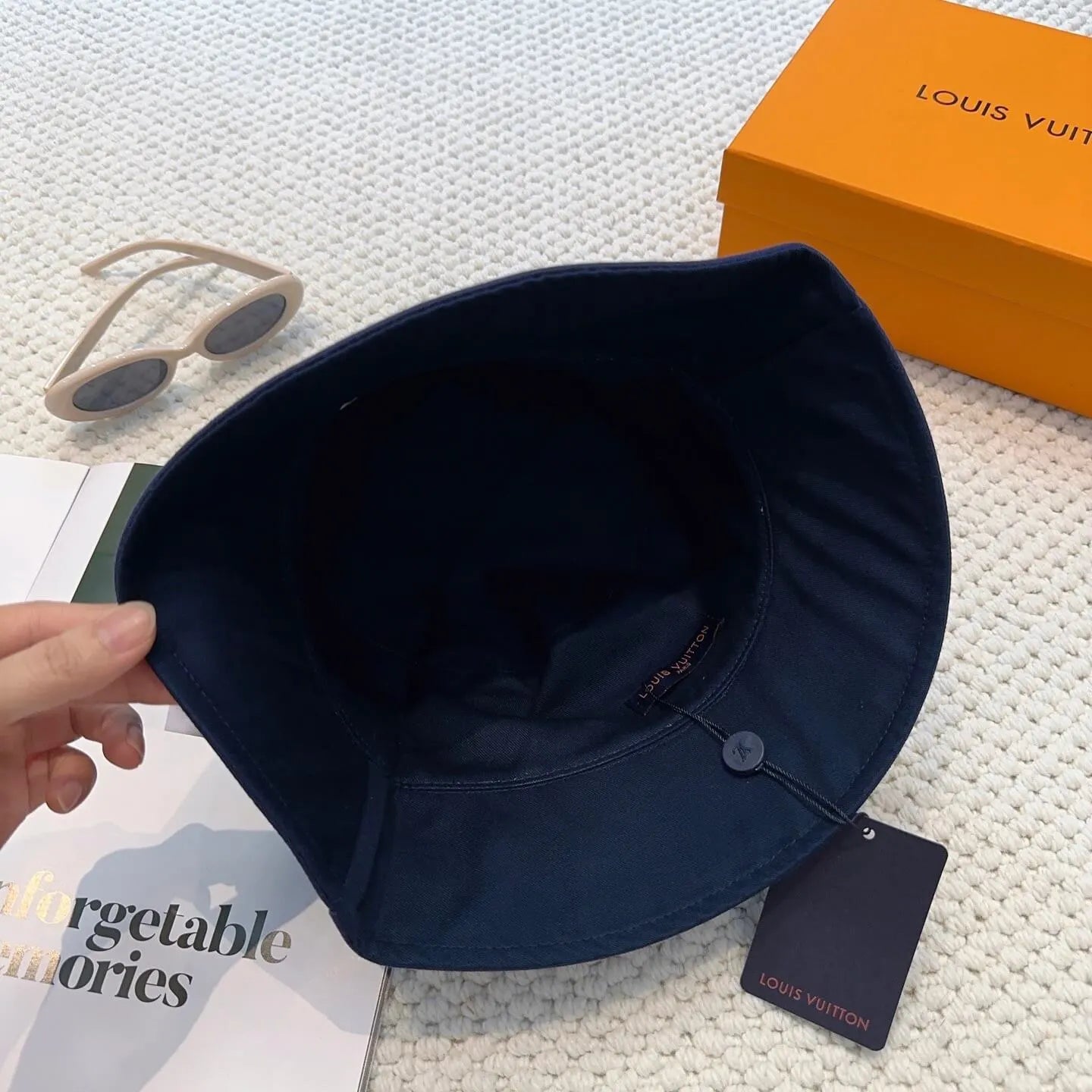 Multi-Color Embroidered  Reversible Trendy Bucket